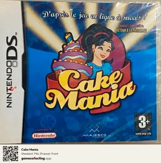 Cake Mania Nintendo DS, France box front