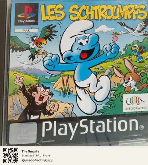The Smurfs PlayStation, PAL box front