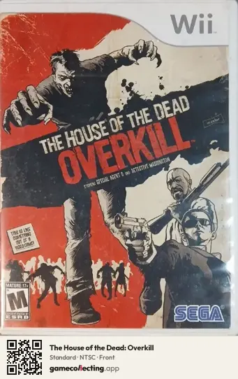 The House of the Dead: Overkill Nintendo Wii, NTSC box front