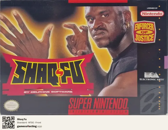 Shaq Fu Super Nintendo Entertainment System, NTSC box front