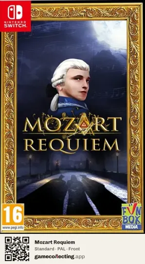 Mozart Requiem Nintendo Switch, PAL box front
