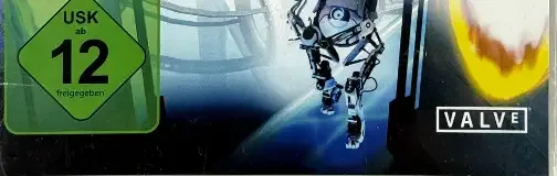 Portal 2, the USK square on its front