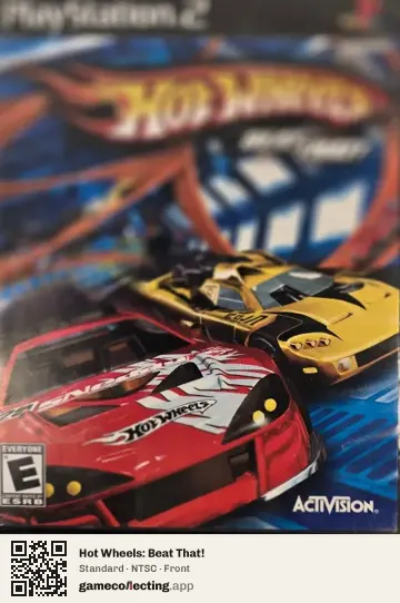 Hot Wheels: Beat That! PlayStation 2, NTSC box front
