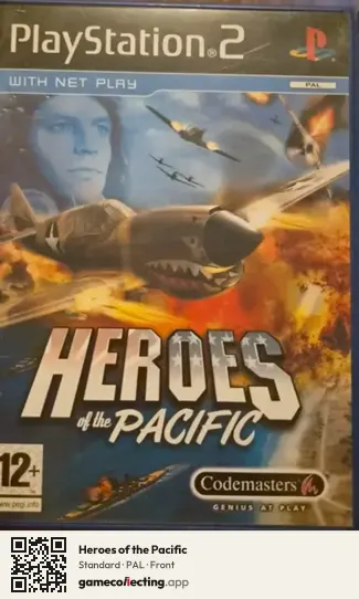Heroes of the Pacific PlayStation 2, PAL box front