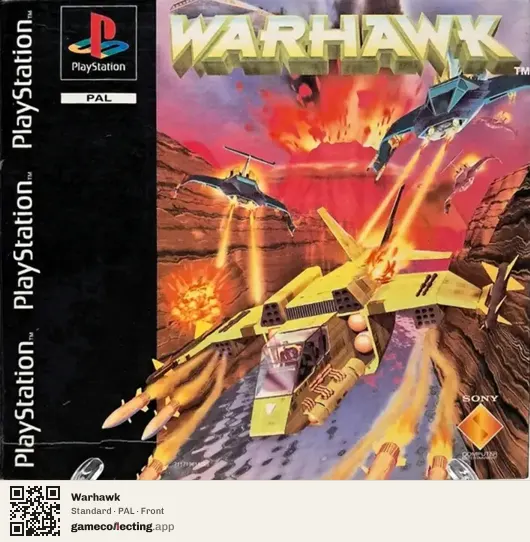 Warhawk PlayStation, PAL box front