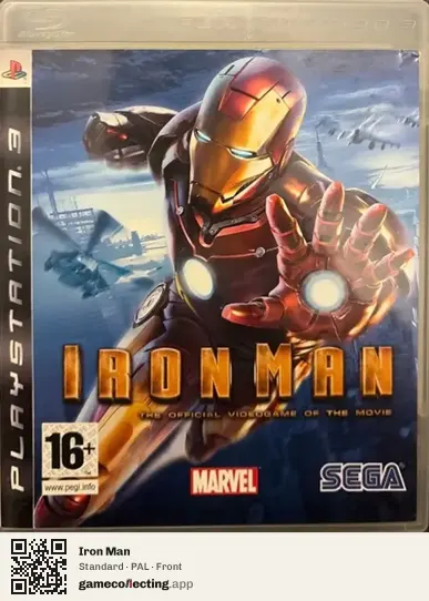 Iron Man PlayStation 3, PAL box front