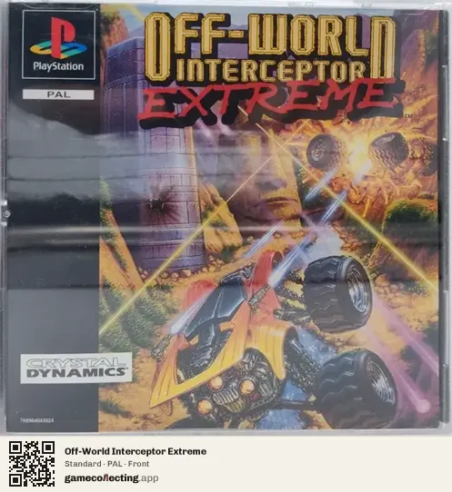 Off-World Interceptor Extreme PlayStation, PAL box front