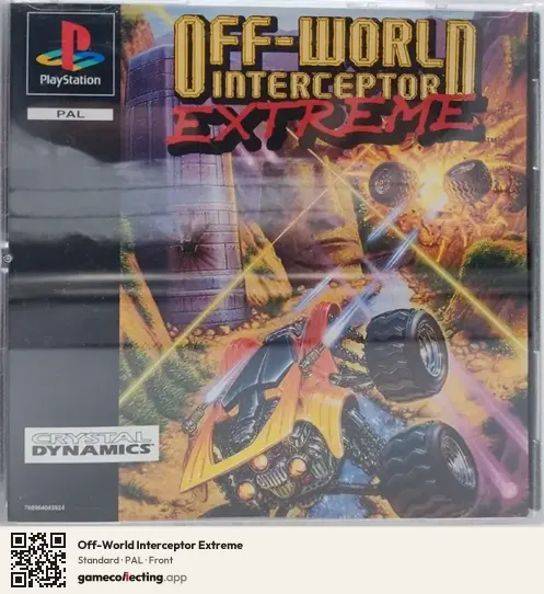Off-World Interceptor Extreme PlayStation, PAL box front