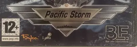 Pacific Storm, the PEGI square on its front