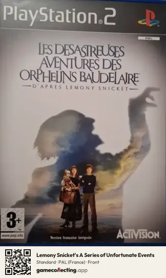 Lemony Snicket's A Series of Unfortunate Events PlayStation 2, France box front