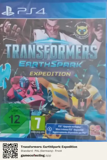 Transformers: EarthSpark: Expedition PlayStation 4, Germany box front