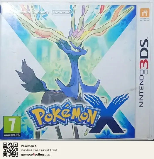 Pokémon X Nintendo 3DS, France box front