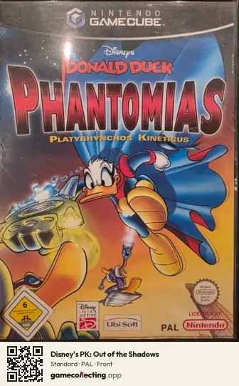 Disney's PK: Out of the Shadows Nintendo GameCube, PAL box front