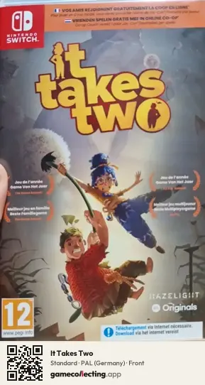 It Takes Two Nintendo Switch, Germany box front