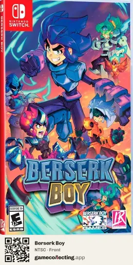 Berserk Boy Nintendo Switch, NTSC box front