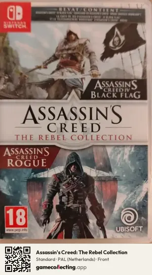 Assassin's Creed: The Rebel Collection Nintendo Switch, Netherlands box front