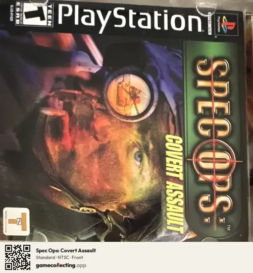 Spec Ops: Covert Assault PlayStation, NTSC box front