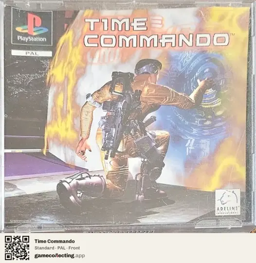 Time Commando PlayStation, PAL box front