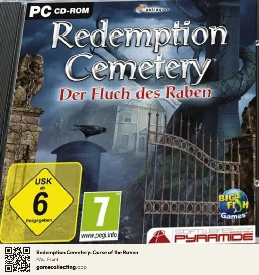 Redemption Cemetery: Curse of the Raven Computer, PAL box front