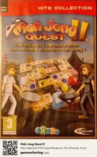 Mah Jong Quest II Computer, France box front