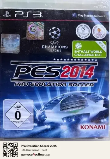 Pro Evolution Soccer 2014 PlayStation 3, Germany box front