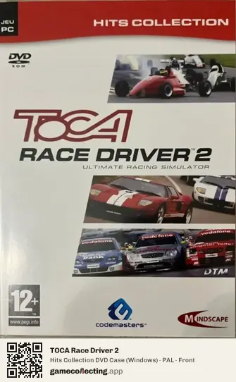 TOCA Race Driver 2 Computer, PAL box front