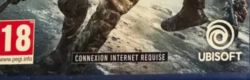 Tom Clancy's Ghost Recon Breakpoint, the PEGI square on its front