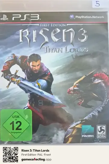 Risen 3: Titan Lords PlayStation 3, PAL box front