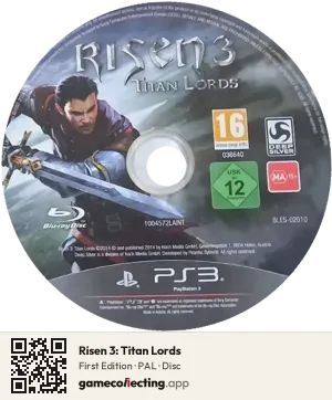 Risen 3: Titan Lords PlayStation 3, PAL disc