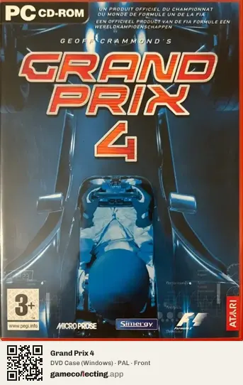 Grand Prix 4 Computer, PAL box front