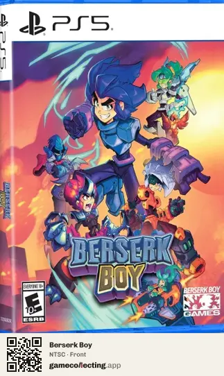 Berserk Boy PlayStation 5, NTSC box front