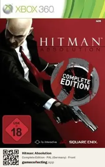 Hitman: Absolution Xbox 360, Germany box front