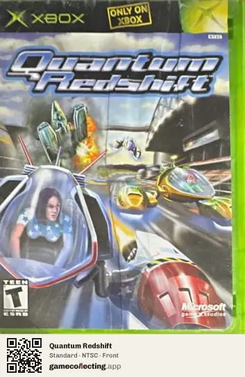 Quantum Redshift Xbox, NTSC box front