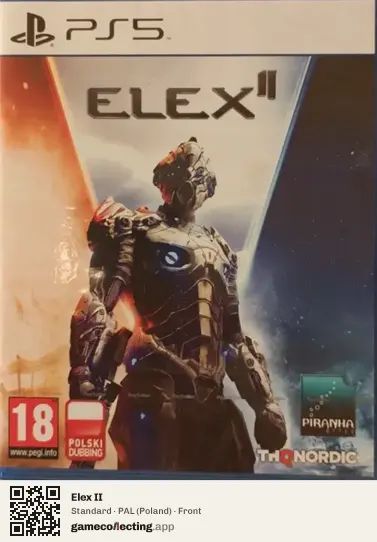 Elex II PlayStation 5, Poland box front