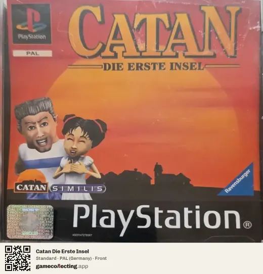 Catan Die Erste Insel PlayStation, Germany box front