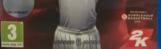 NBA 2K14, the PEGI square on its front