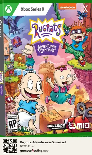 Rugrats: Adventures in Gameland Xbox Series X, NTSC box front