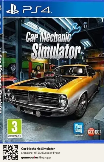 Car Mechanic Simulator PlayStation 4, Europe box front