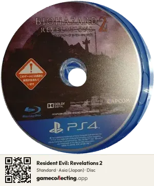 Resident Evil: Revelations 2 PlayStation 4, Asia disc