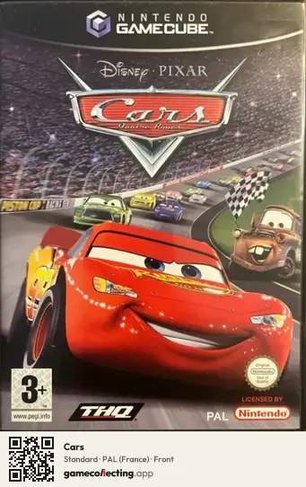 Cars Nintendo GameCube, France box front