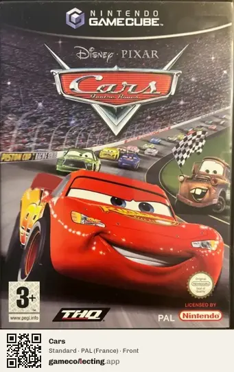 Cars Nintendo GameCube, France box front