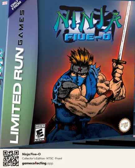 Ninja Five-O PlayStation 4, NTSC box front