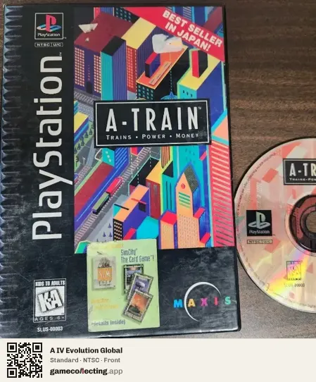 A IV Evolution Global PlayStation, NTSC box front
