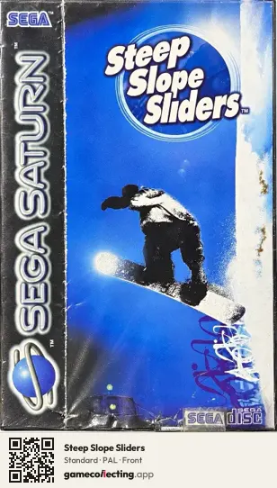 Steep Slope Sliders Sega Saturn, PAL box front