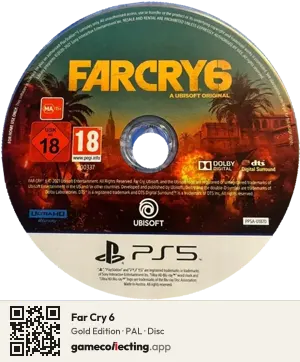 Far Cry 6 PlayStation 5, PAL disc