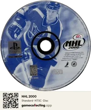 NHL 2000 PlayStation, NTSC disc