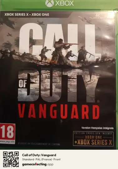 Call of Duty: Vanguard Xbox Series X, France box front