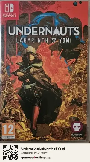 Undernauts: Labyrinth of Yomi Nintendo Switch, PAL box front
