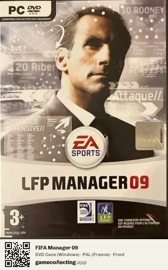 FIFA Manager 09 Computer, France box front