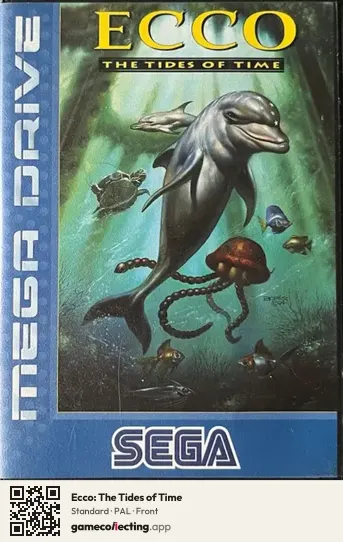 Ecco: The Tides of Time Sega Mega Drive / Genesis, PAL box front